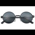 Luxury Fashion Round Black Small Face Fit Sunglasses For Men - Men's Black Shade Stylish Sunglasses |. 