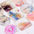 Resin Stone Nail Art Acrylic Palette Display Board Painting Color Mixing Tools Runrui. 