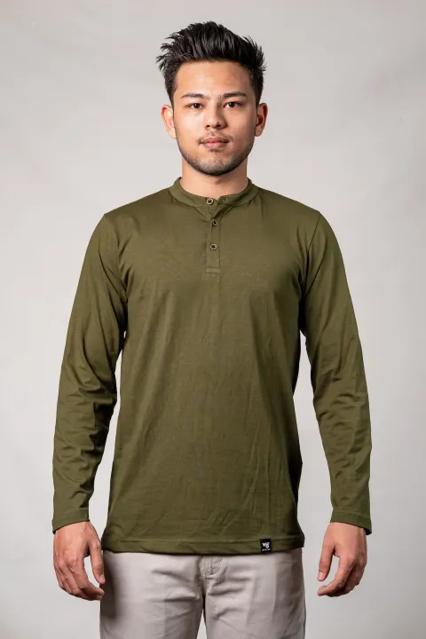 We5%20Olive%20Green%20Full%20Sleeve%20Henley%20T-shirt%20For%20Men%20-%20Image%205