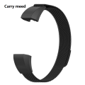 Carry meed High Quality Stainless Steel Milanese Watch Strap for Fitbit Alta HR Metal Loop WristBand Sport Watch Bracelet Accessories. 