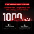 LANGTU M8 Wireless Gaming Mouse Red 1000mAh Rechargeable Lightweight Bluetooth 2.4G Wired Mouse 12000DPI 1000Hz Type-C Gaming Mouse for PC Laptop. 