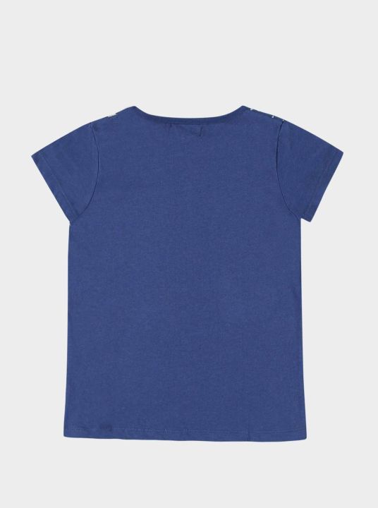 PIAZZAITALIA%20Girl%20T-Shirt%20-%20Blue%20-%2030767%20-%20Image%202
