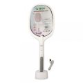 Gecko Dual-Use Electric Mosquito Racket Standing Fly Insect Swatter. 