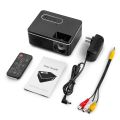 Mini H90 LED Projector 80L 1080P Portable Home Theater Black EU Plug. 