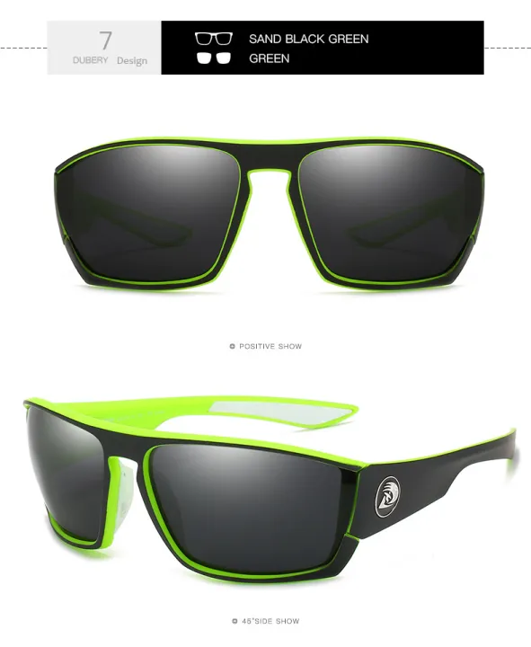 DUBERY%20Polarized%20Sunglasses%20Men's%20Outdoor%20Sports%20Polarizer%20Squared%20Driving%20Cycling%20Running%20Fishing%20Goggles%20100%25%20UV400%20Eyewear%20-%20Image%204