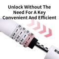Portable Anti-theft Bicycle Helmet Password Lock Alloy 122cm Stretchable Four-digit Combination Lock Universal Security Lock For MTB Road Bike. 