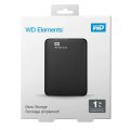 Western Digital Wd Elements 1Tb Portable External Hard Drive (Black). 