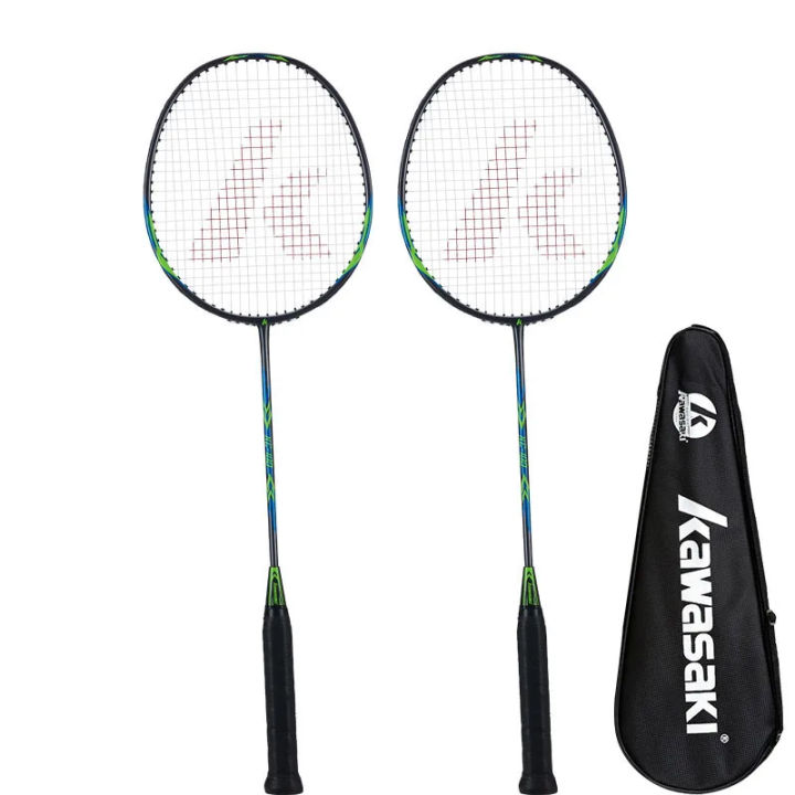 Kawasaki Badminton Racket KC- 100 Aluminum Alloy Frame Badminton Racquet With String