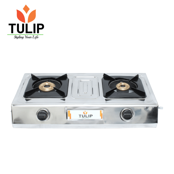 Tulip Gas Stove 2 Burner Big Body (Max+)nonauto