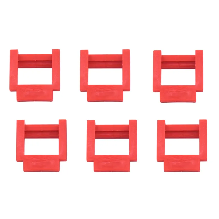 6Pcs PCIe Riser Clip Lock Mining PCIE Riser 1X Retainer Vertical Mount ...