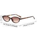 New Retro Cat Eye Sunnies Leopard Print PC Women HD Sunglasses Waterproof Lightweight Anti-UV Glasses Gift. 