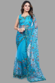 Embroidered Bollywood Net Saree For Women. 