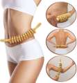 Wood Therapy Massage Tool Handheld Trigger Point Stick Lymphatic Drainage Anti Cellulite Muscle Release Roller. 