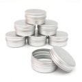 NAMUNY PACK of 50 - 15Ml Aluminium Tin Large Make Up Candle Pots Capacity Empty Big Cosmetic/Candle//Sweet Tin Jar. 
