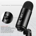 Microphone USB Noise Reduction Chip Condenser Microphones for Laptop Win Mac OS Computer Recording Studio Streaming. 