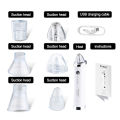 Kemei KM - 1871 6 in 1 Blackhead Vacuum Cleaner Beauty Suction Acne Removal Face Care. 