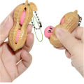 1pcs Fidget Toys Pack Decompression Edamame Toys Squishy Squeeze Beans Keychains Cuilei. 