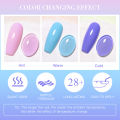 Art varnish soaking semi-change temperature manicure nail polish hot 7 ml ACROSSMEET gel 3 layers of ultraviolet gel permanent nails. 