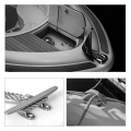 6 Inch Marine Grade Boat Stainless Steel 316 Folding Pull Cleat Dock Deck Hardware Wire Rope Cleat for Marine Yachts Replacement. 