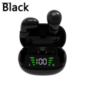 Sutuiying Mini sleep wireless headset 5.3 chip smart digital display with Profesional microphone HD call super subwoofer for Android IOS phones. 