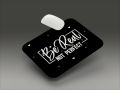 "Be Real NOT PERFECT" Printed Mouse Pad| Computer & Laptop Mouse Pad. 