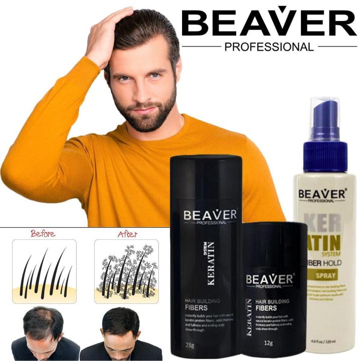 Beaver Keratin Hair Building Fiber Powder 28G | Daraz.com.np