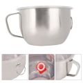 Practical 304 Stainless Steel Noodle Bowl 1300ml Lunch Box Food Storage Container For Camping. 