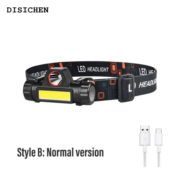 DISICHEN%20%E3%80%902025%20Version%E3%80%91%20Rechargeable%20Fishing%20LED%20Headlamp%20Camping%20Headlight%20XPE%20COB%20Work%20Light%202%20Lighting%20Modes%20With%20Tail%20Magnet%20Detachable%20-%20Image%206