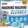 Washing Machine Cleaner Descaler 24 Pack - Deep Cleaning Tablets For HE Front Loader & Top Load Washer, Septic Safe Eco-Friendly Deodorizer, Clean Inside Drum and Laundry Tub Seal. 