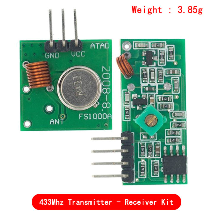 Smart Electronics 433Mhz RF transmitter and receiver Module link kit ...