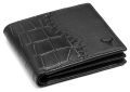 NAPA HIDE® by WildHorn Nepal Genuine Leather RFID Protected Wallet for Men ( NPH 003 Black Croco ). 