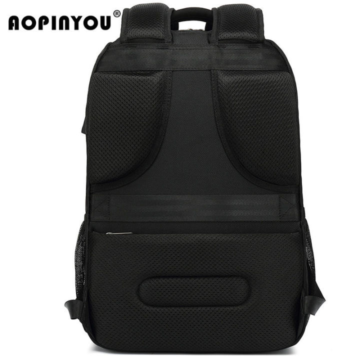 Laptop%20Backpack%20Hard%20Shell%20Bag%20Multi-pockets%20Multifunction%20laptop%20bag%20with%20USB%20Charging%20Port%20Hard%20Fiber%20material%20-%20Image%206