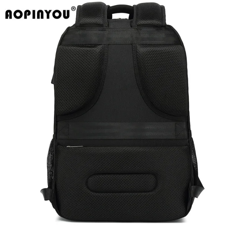Laptop%20Backpack%20Hard%20Shell%20Bag%20Multi-pockets%20Multifunction%20laptop%20bag%20with%20USB%20Charging%20Port%20-%20Image%206