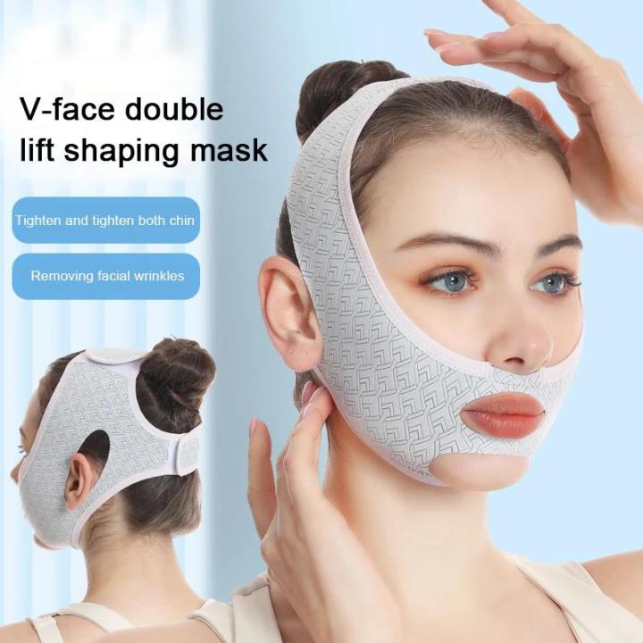 New%20Double%20Chin%20Reducer%20Chin%20Up%20Mask%20V%20Line%20Shaping%20Face%20Masks%20Face%20Sculpting%20Sleep%20Mask%20Facial%20Slimming%20Strap%20Face%20Lifting%20Belt%20-%20Image%205