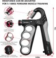Strength Training Hand Grip Strengthener 5-60 KG or 10-40 kg | Adjustable Hand Grip | Forearm Exerciser | Hand Grips | 5-60 kg | Multicolor. 