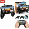 W11+ All in One Perfact Mobile Gaming Game Pad Fortnite Free Fire PUBG Mobile Game Controller PUBG Gamepad Joystick Metal L1 R1 Triggers Gamepad. 