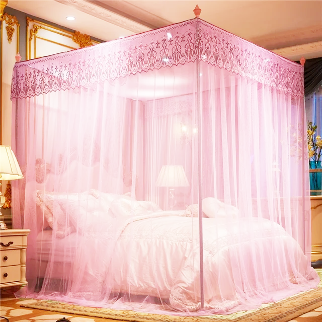 Premium%20Bed%20Canopy/Box%20Mosquito%20Net%20%7C%20Fits%20King,%20Queen,%20Double%20Beds%20%7C%20Keeps%20Bugs%20Away%20-%20Image%204