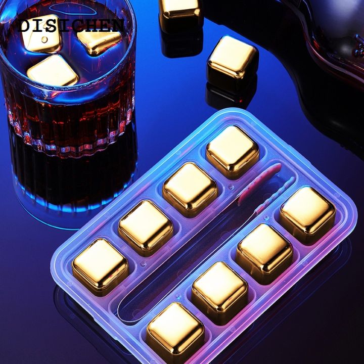 DISICHEN%20Portable%20Reusable%20Stainless%20Steel%20Ice%20Cubes%20Quick-frozen%20Gold%20Metal%20Ice%20Pellets%20Cooling%20Stones%20Cooler%20for%20Drink%20Bar%20Tool%20-%20Image%202