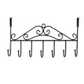 Creative Iron Door Hanging Hook Wall Clothes Hanger Rack. 