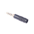 Gold Plated 3.5mm TRS Male to 3.5mm TRRS Female Stereo Audio Connector 3.5 mm 3 Pole Plug to 4 Pole Jack Microphone Adapter A JUE. 