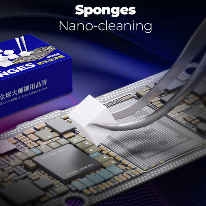 NC800 Nano Sponge Cleaning For Phone Screen PCB Motherboard Back Glass ...