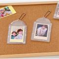 Pvc Card Holder Decorative Transparent 3-Inch Student Card Holder Pvc Card Holder for Student School Office Id Card Event. 