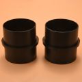 OYPFXMI 2X 75mm Car Heater Duct Joiner Pipe Air Parking Heater Hose Line Connector for (Long 79mm). 