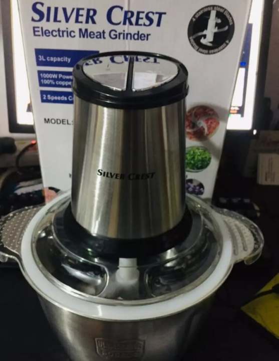 Silver%20Crest%20Sc-66B%20-%20Silver%20Crest%20Electric%20Meat%20Grinder,%202L%20Meat%20&%20Vegetable%20Grinder%20Chopper%20Blender%20,%20Metal%20Body%204%20Blade%20Electric%20Meat%20Grinder%20-%20Image%204