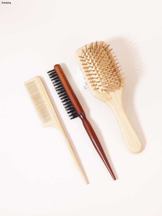 Sutuiying%203PCS%20styling%20set,%20natural%20bamboo%20and%20wood%20anti-static%20massage%20Sales%20promotion%20brush,%20pointed%20tail%20comb,%20wooden%20comb,%20household%20salon%20tool%20-%20Image%204