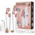 Eyebrow Epilator For Women, 2 In 1 Eyebrow Epilator, Flawless Electric Trimmer With USB Charging For Nose, Body, Facial Hair. 