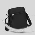 Casual Oxford Cloth Shoulder Bag Adjustable Multiple Compartments Mobile Phone Bag Cartoon Crossbody Bag for Men. 