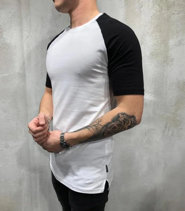 Neptrends%20Black%20/%20White%20Half%20Baseball%20Streetwear%20T-Shirt%20For%20Men%20-%20Fashion%20%7C%20T-Shirts%20For%20Men%20%7C%20Men's%20Wear%20%7C%20Men's%20T-Shirts%20%7C%20-%20Image%203