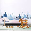 Scandinavian Mountains Nabika Wall Sticker 165cm(W) x 45cm(H). 