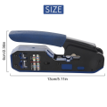 NCANRUI Rj45 Tool Network Crimper Cable Stripping Plier Stripper for Rj45 Cat6 Cat5E Cat5 Rj11 Rj12 Connector. 